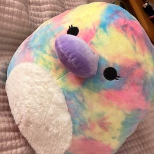 Tie-dye platypus squishmallow